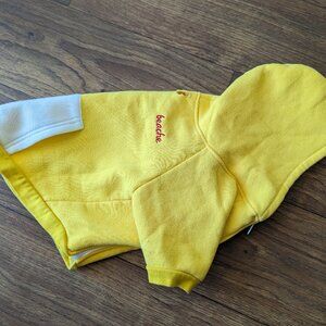 🌴 Cozy Soft Cotton Dog Hoodie w/ Zipper, Leash Hole & Pocket - Medium